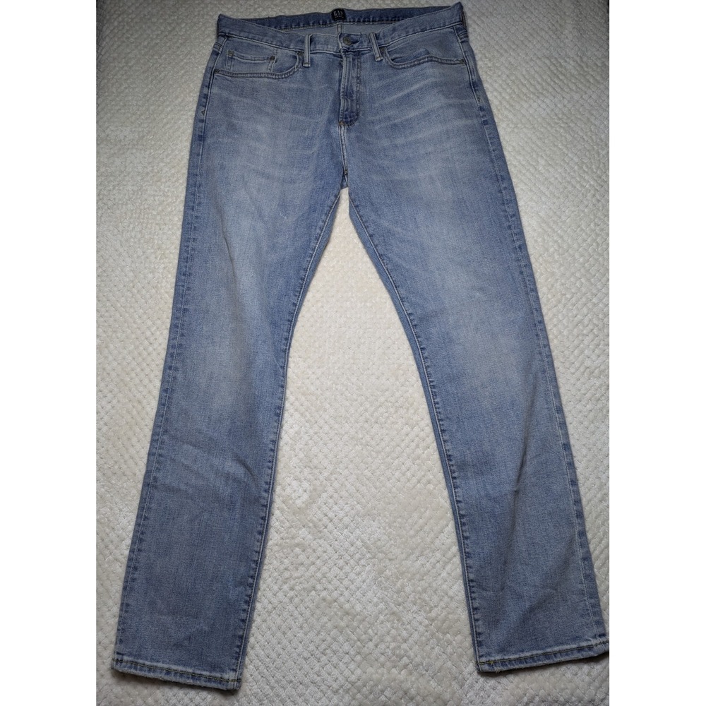 Gap Slim Fit Jeans 33x32 Light Indigo Stretch Denim Men‎ 2018